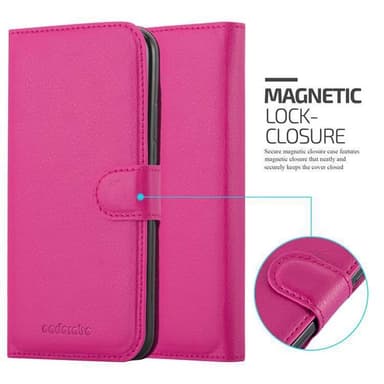 iPhone X / XS lommebokdeksel etui (rosa)