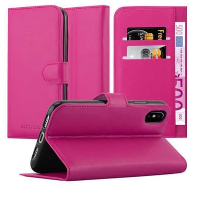 iPhone X / XS lommebokdeksel etui (rosa)