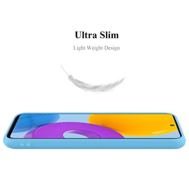 Deksel Samsung Galaxy M52 5G Silikon cover (blå)