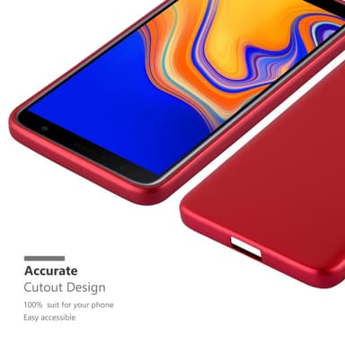 Deksel Samsung Galaxy J4 PLUS Case Cover (rød)