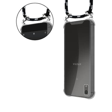 Sony Xperia XA1 PLUS Deksel med Halskjede (svart)
