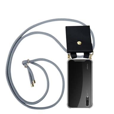 Huawei P20 Deksel med Halskjede (grå)