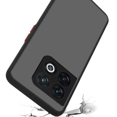OnePlus 10 PRO 5G Deksel Case Cover (Svart)