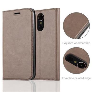 lommebokdeksel LG K10 2017 case (brun)