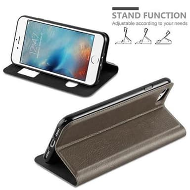 iPhone 7 / 7S / 8 / SE 2020 lommebokdeksel cover (brun)