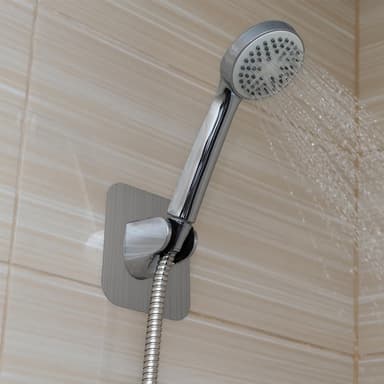 Hånddusjholder Holder for dusjhode uten borer (sølv)