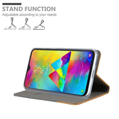 Samsung Galaxy M20 lommebokdeksel etui (grå)