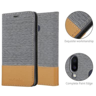Samsung Galaxy M20 lommebokdeksel etui (grå)