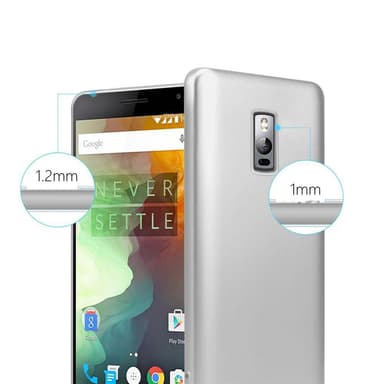 Deksel OnePlus 2 Case Cover (sølv)