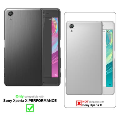 Sony Xperia X PERFORMANCE lommebokdeksel case (svart)