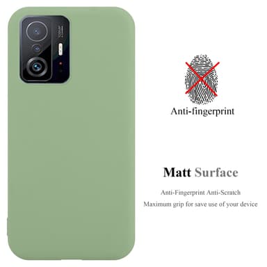 Deksel Xiaomi 11T / 11T PRO Silikon cover (grønn)