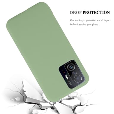 Deksel Xiaomi 11T / 11T PRO Silikon cover (grønn)
