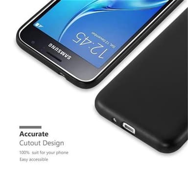 Deksel Samsung Galaxy J1 2016 Case Cover (svart)