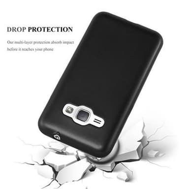 Deksel Samsung Galaxy J1 2016 Case Cover (svart)