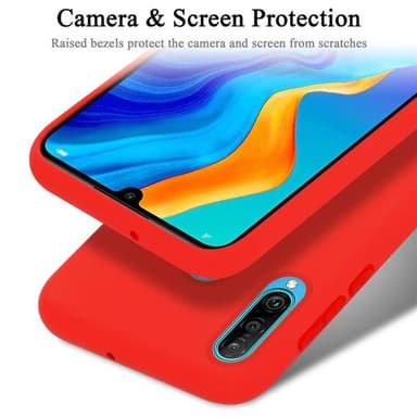 Huawei P30 LITE silikondeksel case (rød)