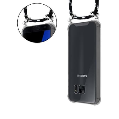 Samsung Galaxy S7 Deksel med Halskjede (svart)