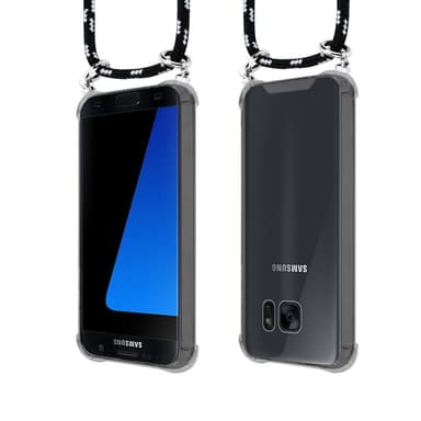 Samsung Galaxy S7 Deksel med Halskjede (svart)