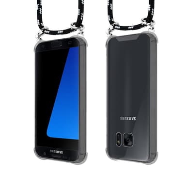 Samsung Galaxy S7 Deksel med Halskjede (svart)
