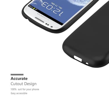 Deksel Samsung Galaxy S3 / S3 NEO Case Cover (svart)