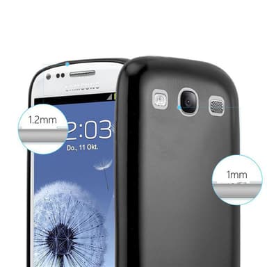 Deksel Samsung Galaxy S3 / S3 NEO Case Cover (svart)