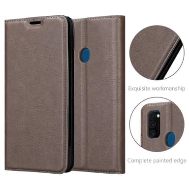 Samsung Galaxy M21 / M30s lommebokdeksel case (brun)
