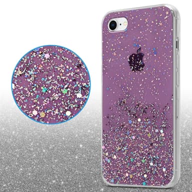 iPhone 7 / 7S / 8 / SE 2020 Silikondeksel Glitter