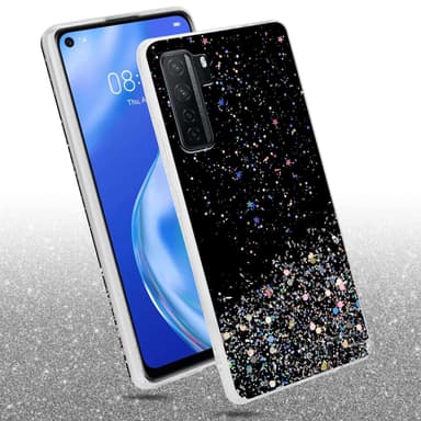 Huawei P40 LITE 5G / NOVA 7 SE Silikondeksel Glitter