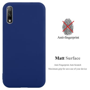 Deksel Honor 9X Silikon cover (blå)