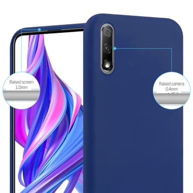 Deksel Honor 9X Silikon cover (blå)