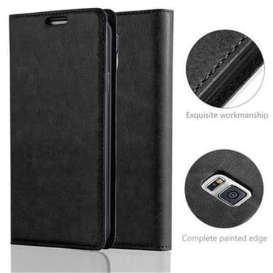 Samsung Galaxy S5 / S5 NEO lommebokdeksel case (svart)