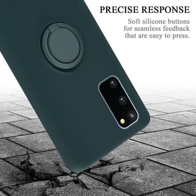 Deksel Samsung Galaxy S20 FE Ring Case (grønn)