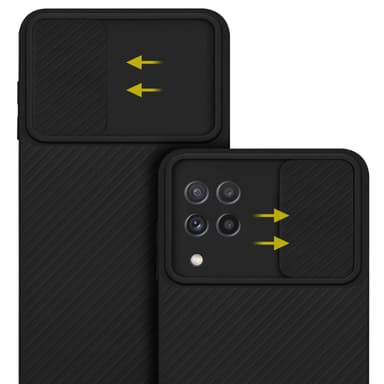 Deksel Samsung Galaxy A22 4G cover (svart)