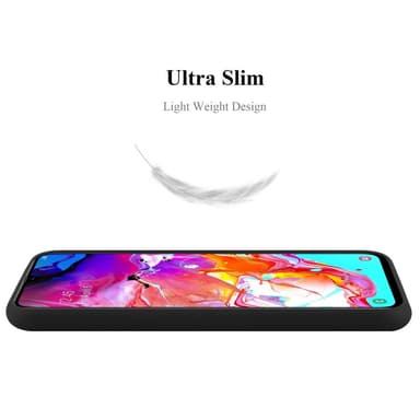 Deksel Samsung Galaxy A70 / A70s Silikon cover (svart)