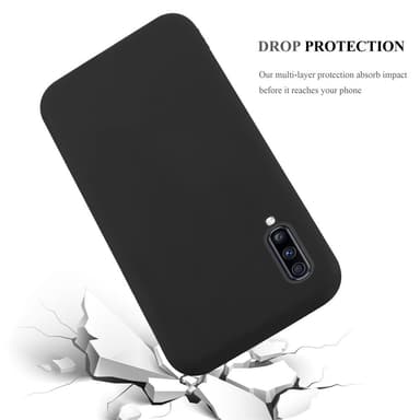 Deksel Samsung Galaxy A70 / A70s Silikon cover (svart)