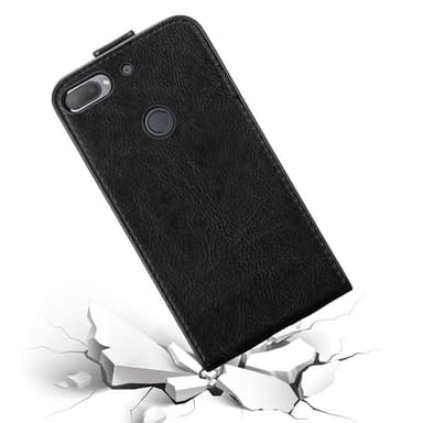 HTC Desire 12 PLUS deksel flip cover (svart)