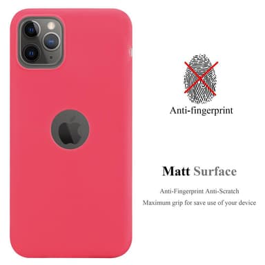 Deksel iPhone 11 PRO MAX Silikon cover (rød)