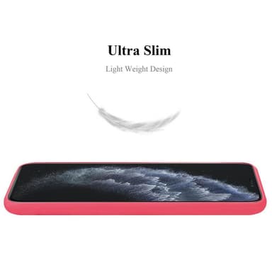 Deksel iPhone 11 PRO MAX Silikon cover (rød)