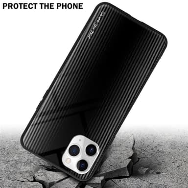 iPhone 11 PRO MAX Deksel Case Cover (svart)