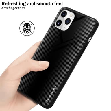 iPhone 11 PRO MAX Deksel Case Cover (svart)