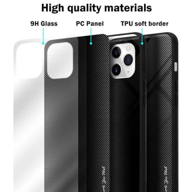 iPhone 11 PRO MAX Deksel Case Cover (svart)