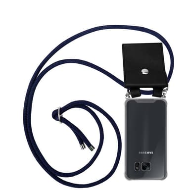 Samsung Galaxy S7 Deksel med Halskjede (blå)