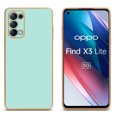 Oppo FIND X3 LITE silikondeksel case (Grønn)