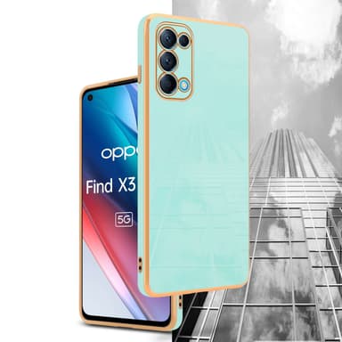 Oppo FIND X3 LITE silikondeksel case (Grønn)