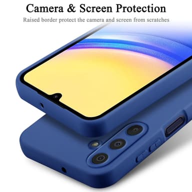 Samsung Galaxy A15 silikondeksel case (Blå)