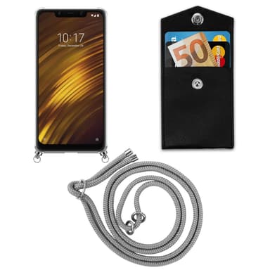 Xiaomi Pocophone F1 Deksel med Halskjede (grå)