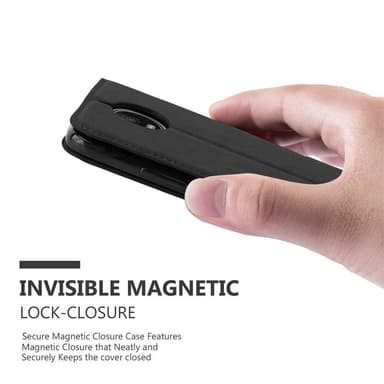 lommebokdeksel Motorola MOTO G5S PLUS case (svart)