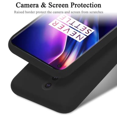 OnePlus 8 silikondeksel case (Svart)