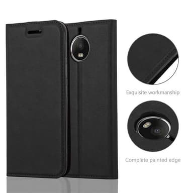 lommebokdeksel Motorola MOTO G5S PLUS case (svart)