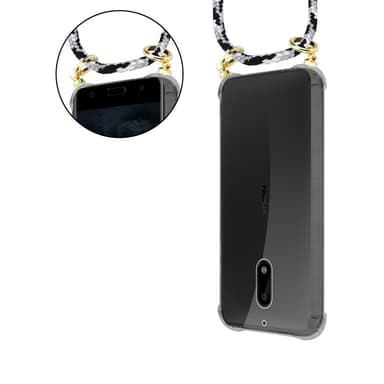 Nokia 6 2017 Deksel med Halskjede (grå)