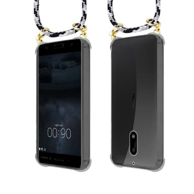 Nokia 6 2017 Deksel med Halskjede (grå)